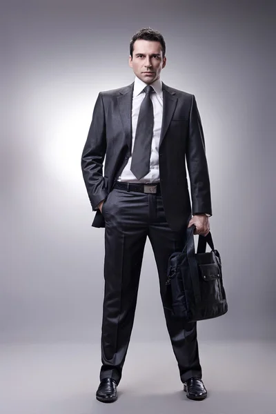 stock image Businessman with briefcase