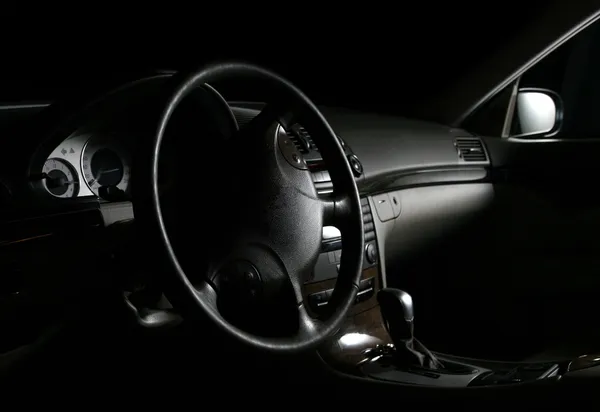 stock image Interior View of the modern business car