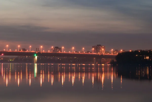 stock image Lights of city