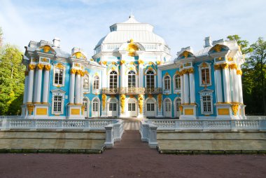 Puşkin (Tsarskoye Selo) Catherine parkta Hermitage. Saint Petersburg. Rusya