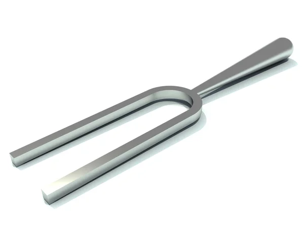 Tenedor de afinación de acero inoxidable —  Fotos de Stock