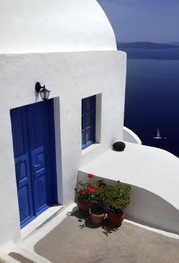 oia Santorini'de daire