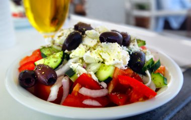 Close-Up Yunan salatası