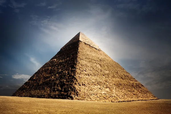 Giza-piramidy, Kair, Egipt — Zdjęcie stockowe