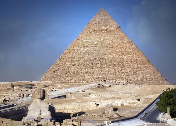 Πυραμίδες Γκίζα, Κάιρο, Αίγυπτος — Φωτογραφία Αρχείου
