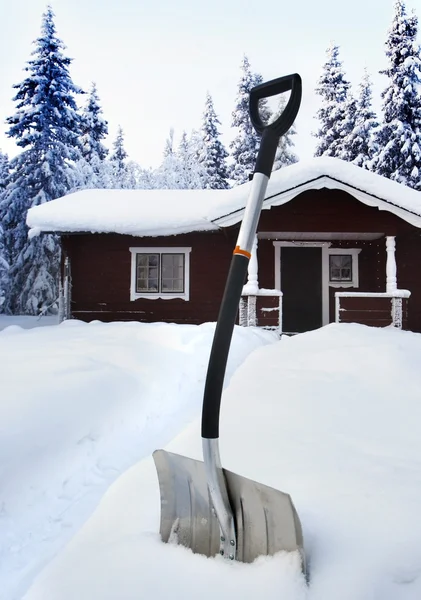 Snow Shovel — Stock Photo, Image