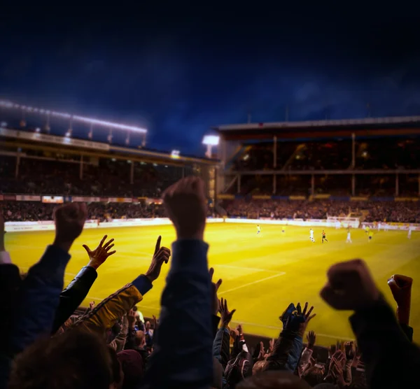 Excitação do futebol — Fotografia de Stock