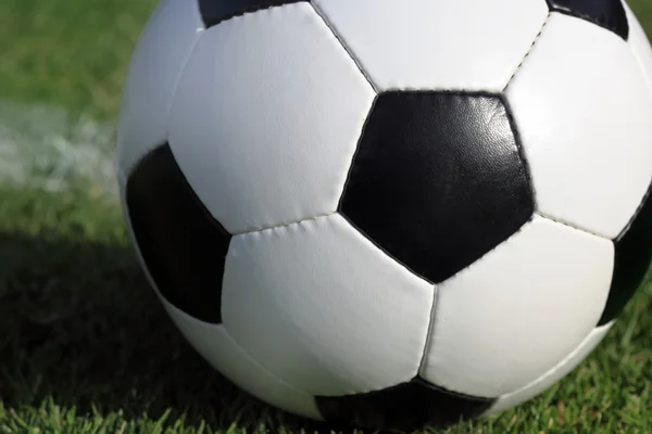 草の上のサッカーボール — ストック写真