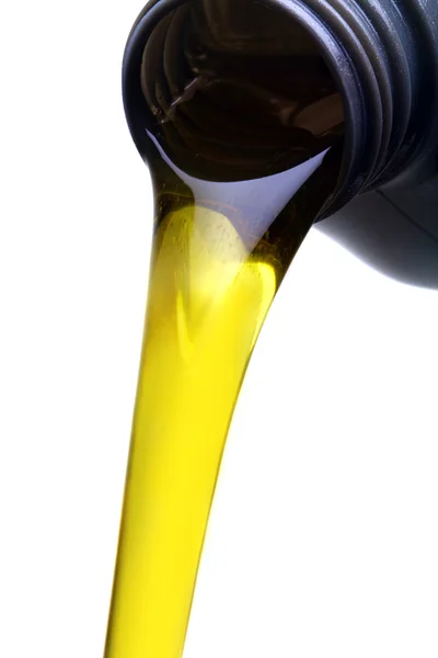 Olej silnikowy i butelki — Zdjęcie stockowe