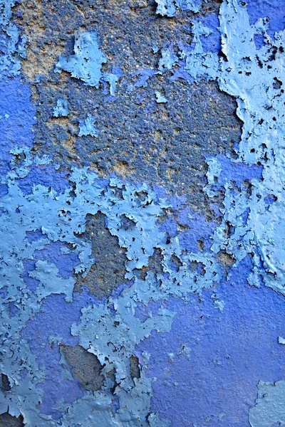 Mur peint en bleu — Photo