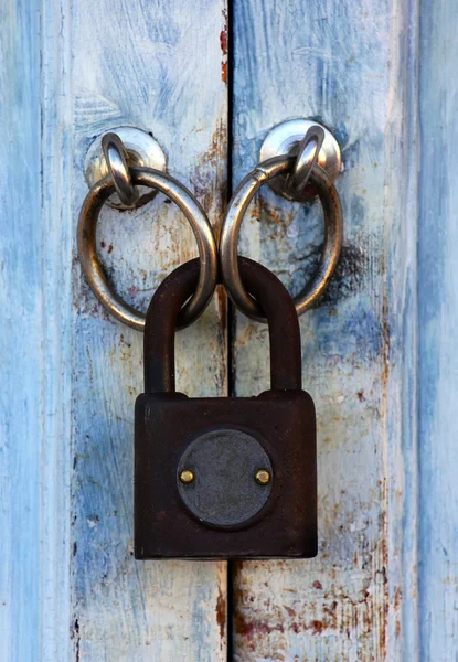 Old padlock close-up — Stock Photo, Image
