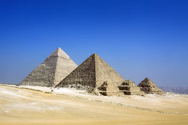 Giza pyramids, cairo, Mısır — Stok fotoğraf