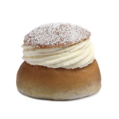 Cream bun (semla) clipart