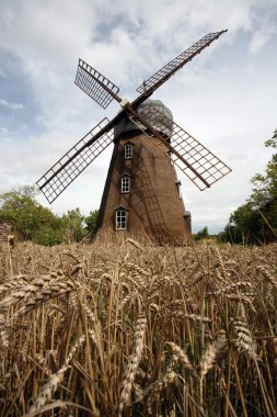 Old wooden windmill clipart