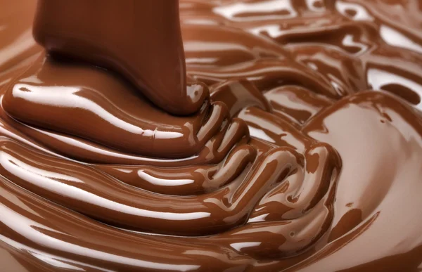 Flusso di cioccolato — Foto Stock