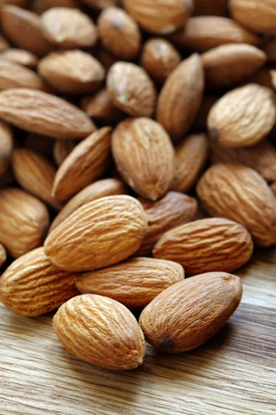 stock image Macro shot of almonds