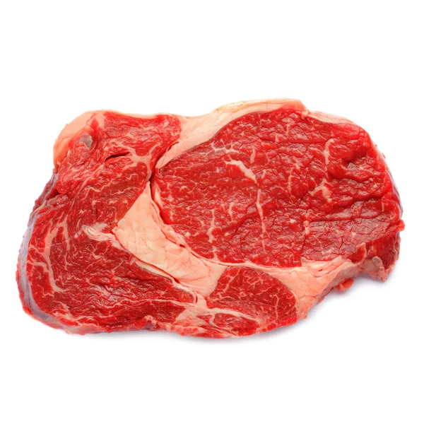 Egy szelet marhahús (készült specialitásokkal) — Stock Fotó