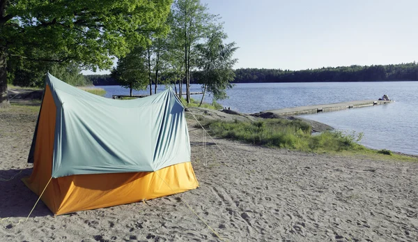 Tält camping — Stockfoto