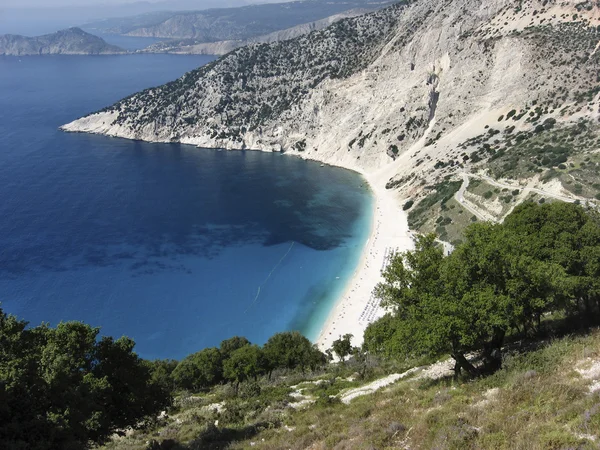 Scenic view of Myrtos beach — Stock Photo, Image