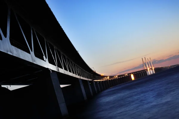 厄勒海峡大桥瑞典 — 图库照片