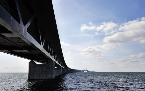 Öresund Köprüsü, İsveç — Stok fotoğraf