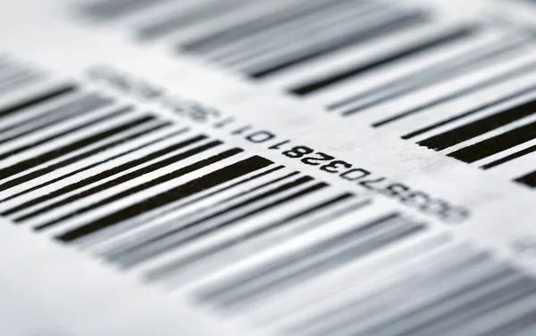 Barcode on packaging — Stock Photo, Image