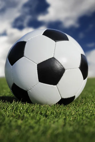 草の上のサッカーボール — ストック写真