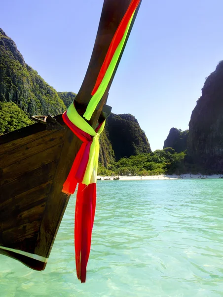 Barca a coda lunga in Thailandia — Foto Stock