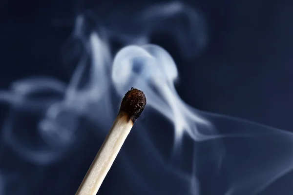 A burning Match — Stock Photo, Image