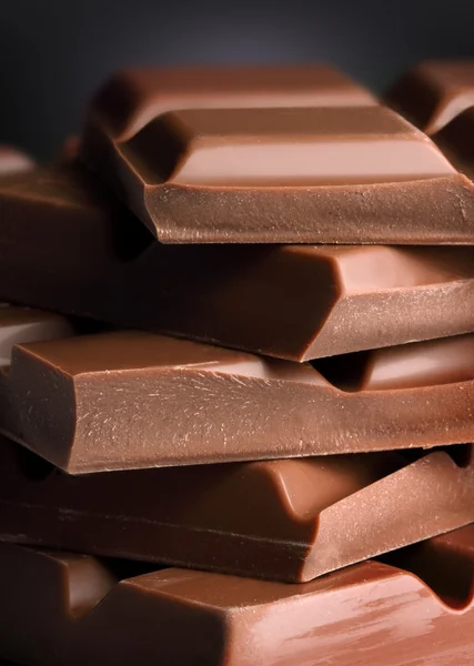 Barrette di cioccolato — Foto Stock