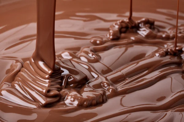 Flux de chocolat — Photo