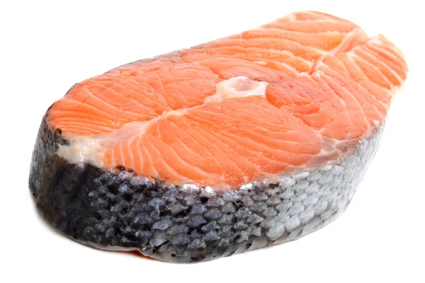 Detail fotografie z čerstvého lososa — Stock fotografie