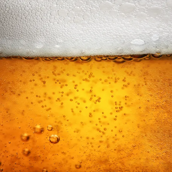 Close-up foto van een glas bier — Stockfoto