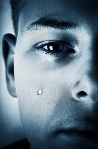 Gota de lágrima — Fotografia de Stock