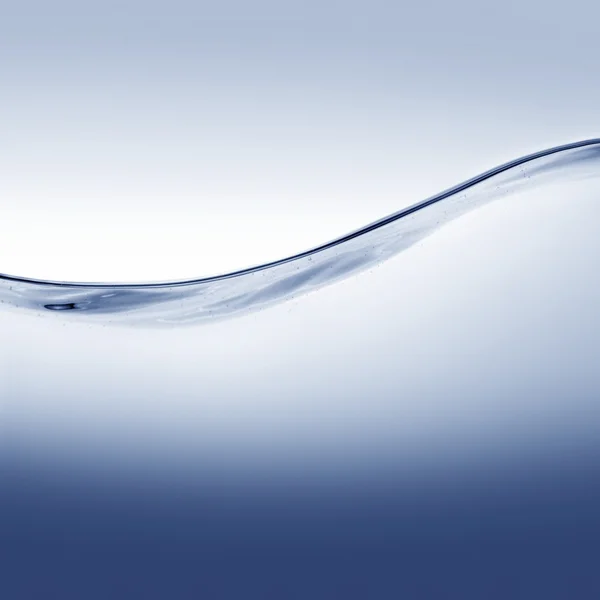 Limpiar agua azul sobre blanco — Foto de Stock