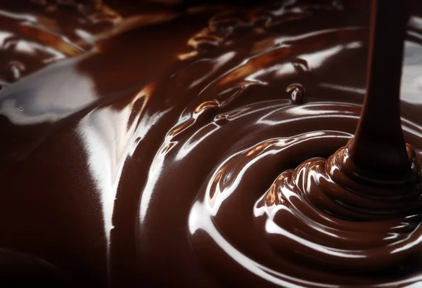 Csokoládé áramlás — Stock Fotó