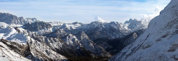 Panorama das montanhas Dolomiti, Itália — Fotografia de Stock