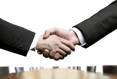 Business handshake clipart