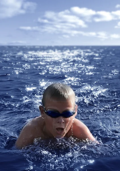 The swimmer — Stock Photo, Image