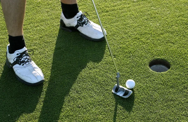 Golf Putt — Stockfoto