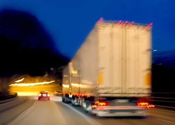 Truck in Movement — Stockfoto