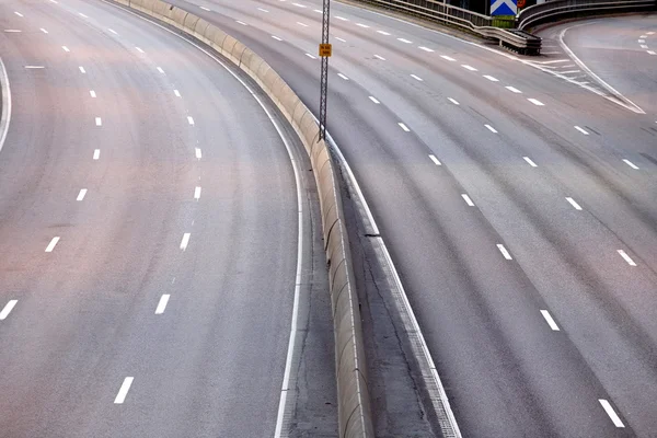 Lege snelweg — Stockfoto