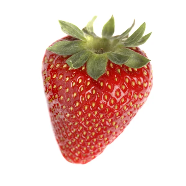 草莓在白色背景 — 图库照片