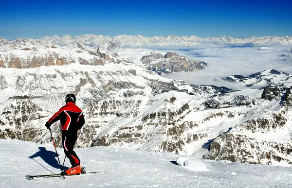 意大利滑雪胜地 — 图库照片