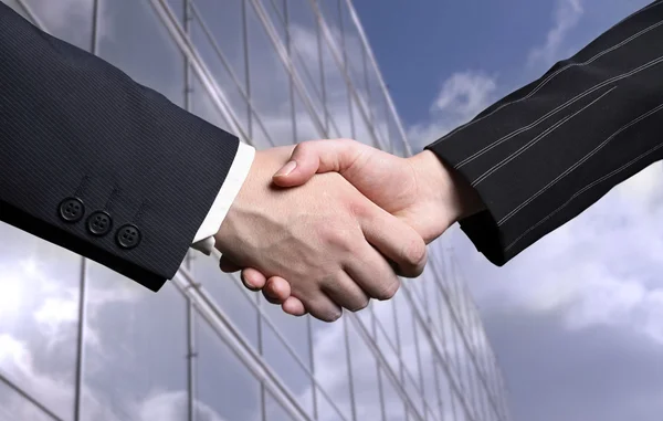 Business hand shake — Stock Photo, Image