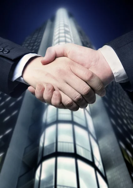 Business hand shake — Stock Photo, Image