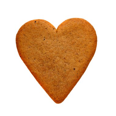 Gingerbread heart clipart