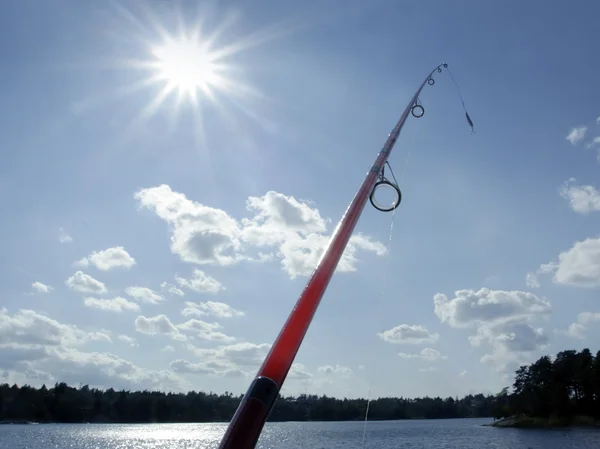 Pesca en un lago —  Fotos de Stock
