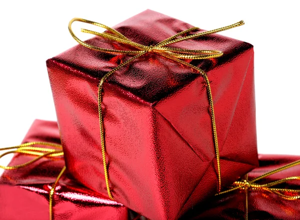 Red Gift Boxes — Stock Photo, Image
