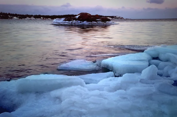 Ледяное поле — стоковое фото